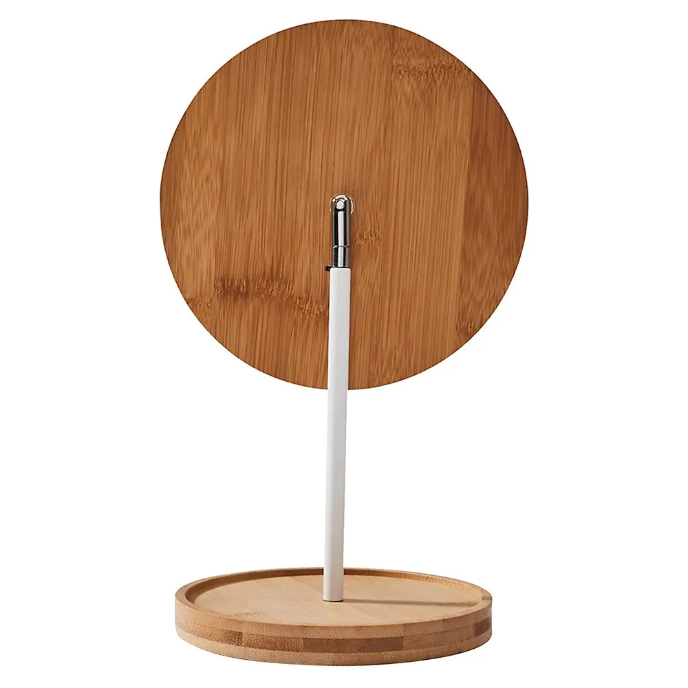 Bamboo LED Beauty Mirror