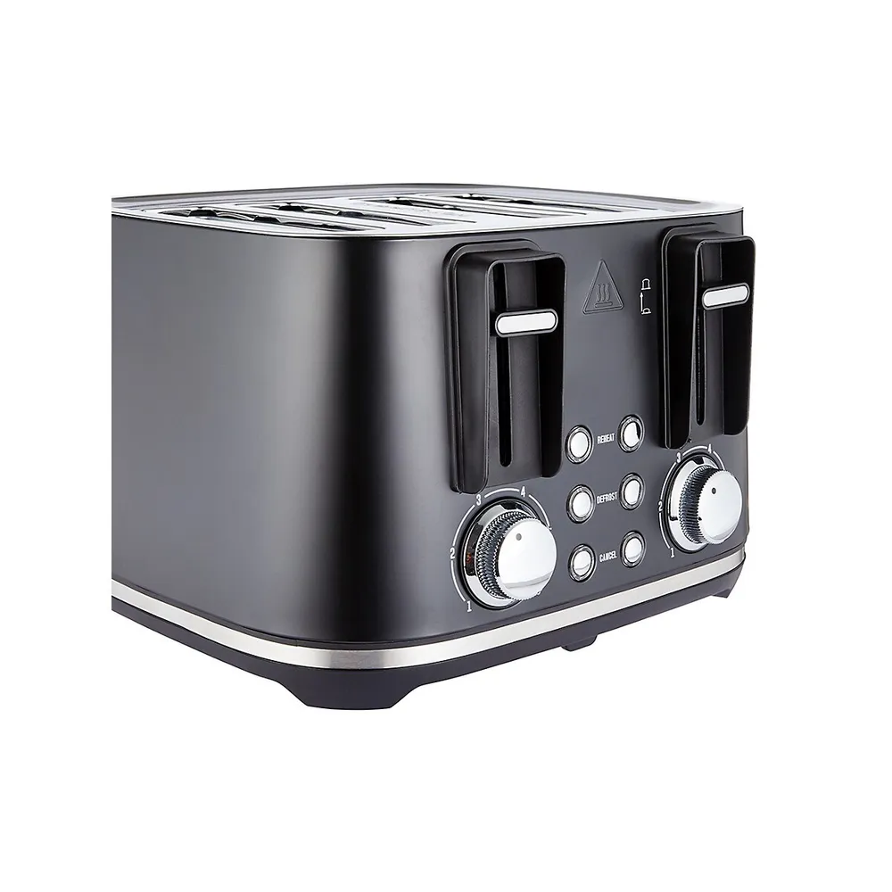 4-Slice Stainless Steel Toaster