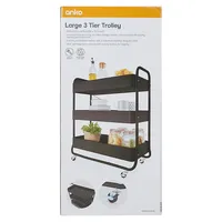 Large 3-Tier Trolley