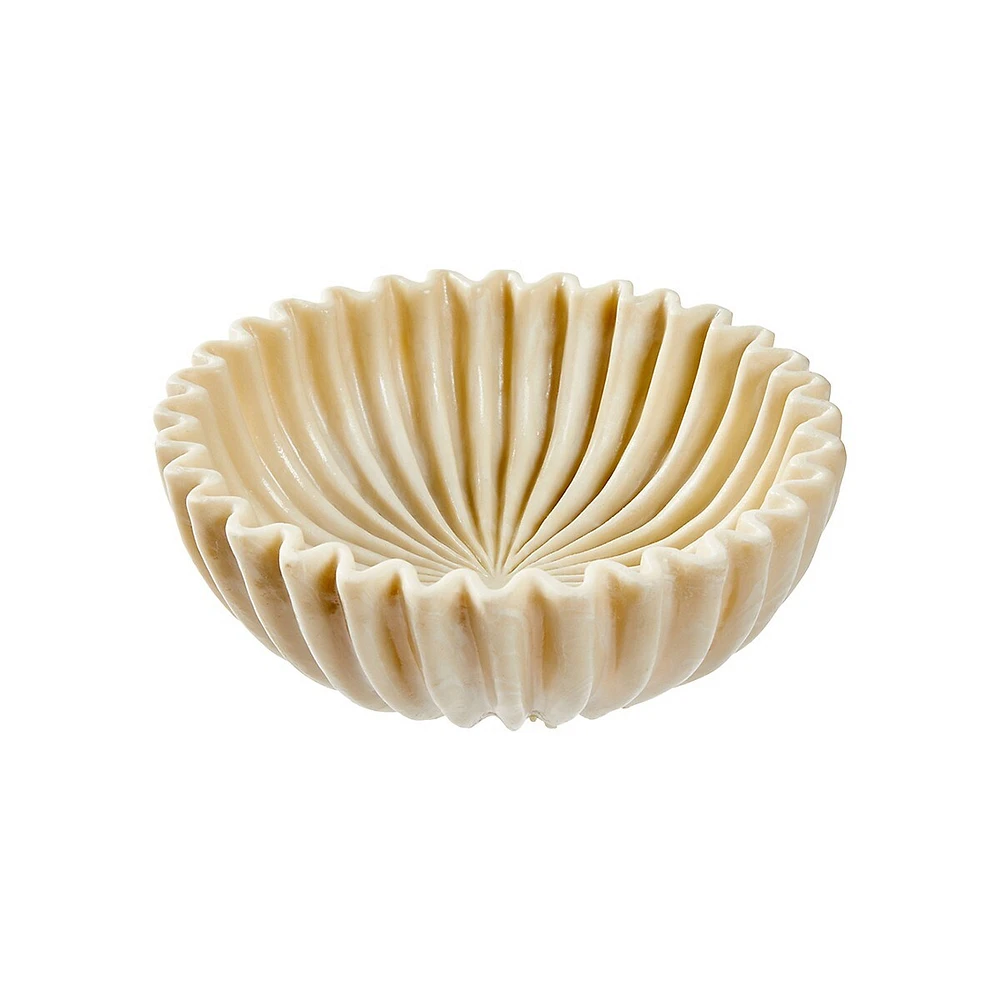 Fluted Decorative Bowl