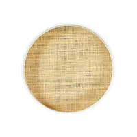 Round Raffia Tray