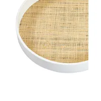 Round Raffia Tray