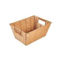 Rattan-Look Tote Basket