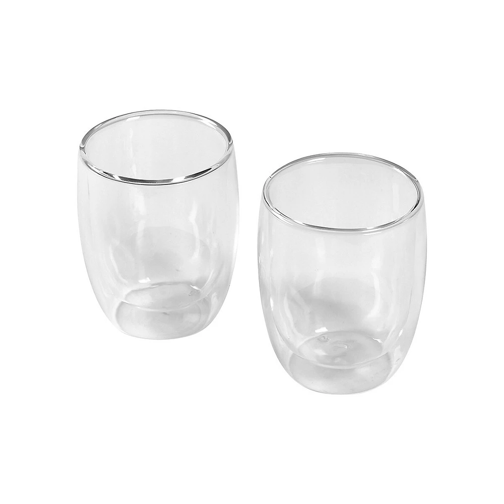 Set Of 2 Double Wall Coffee Cups