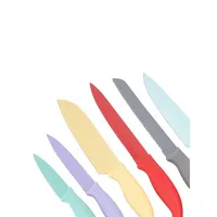 6-Piece Multicolour Kitchen Knife and Blade Cover Set
