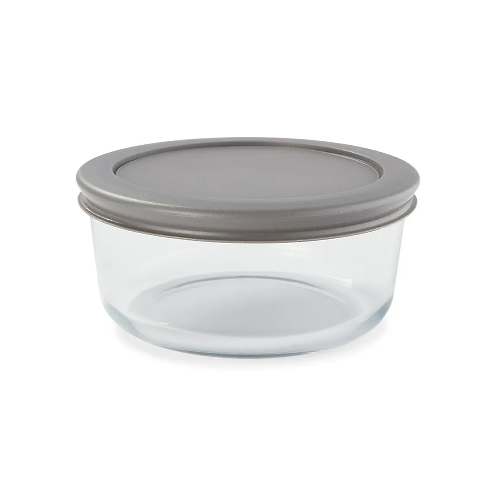 3-Piece Glass and Plastic-Top Food Storage Set