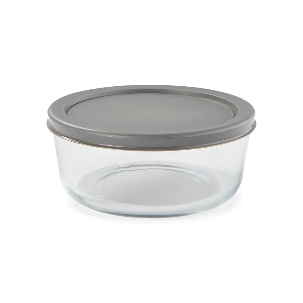 3-Piece Glass and Plastic-Top Food Storage Set