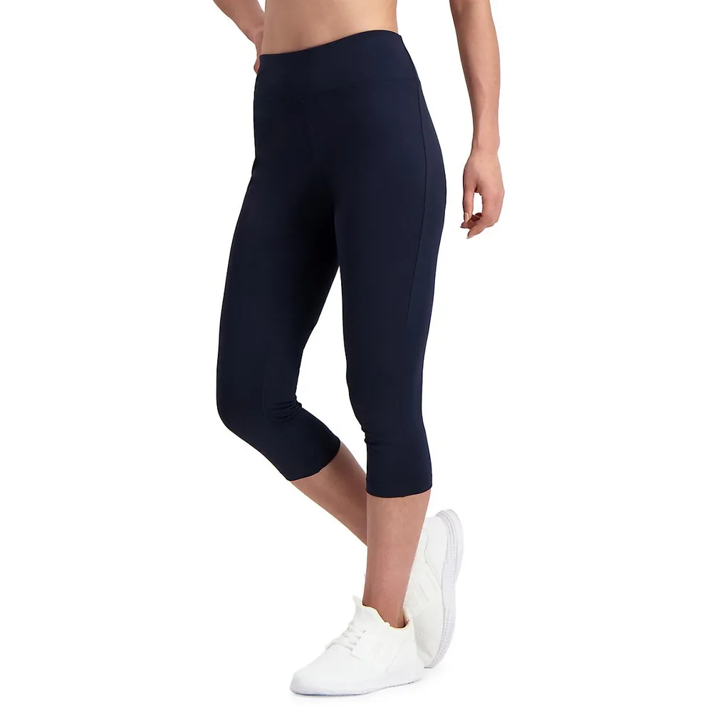 Wide-Band Cropped Leggings