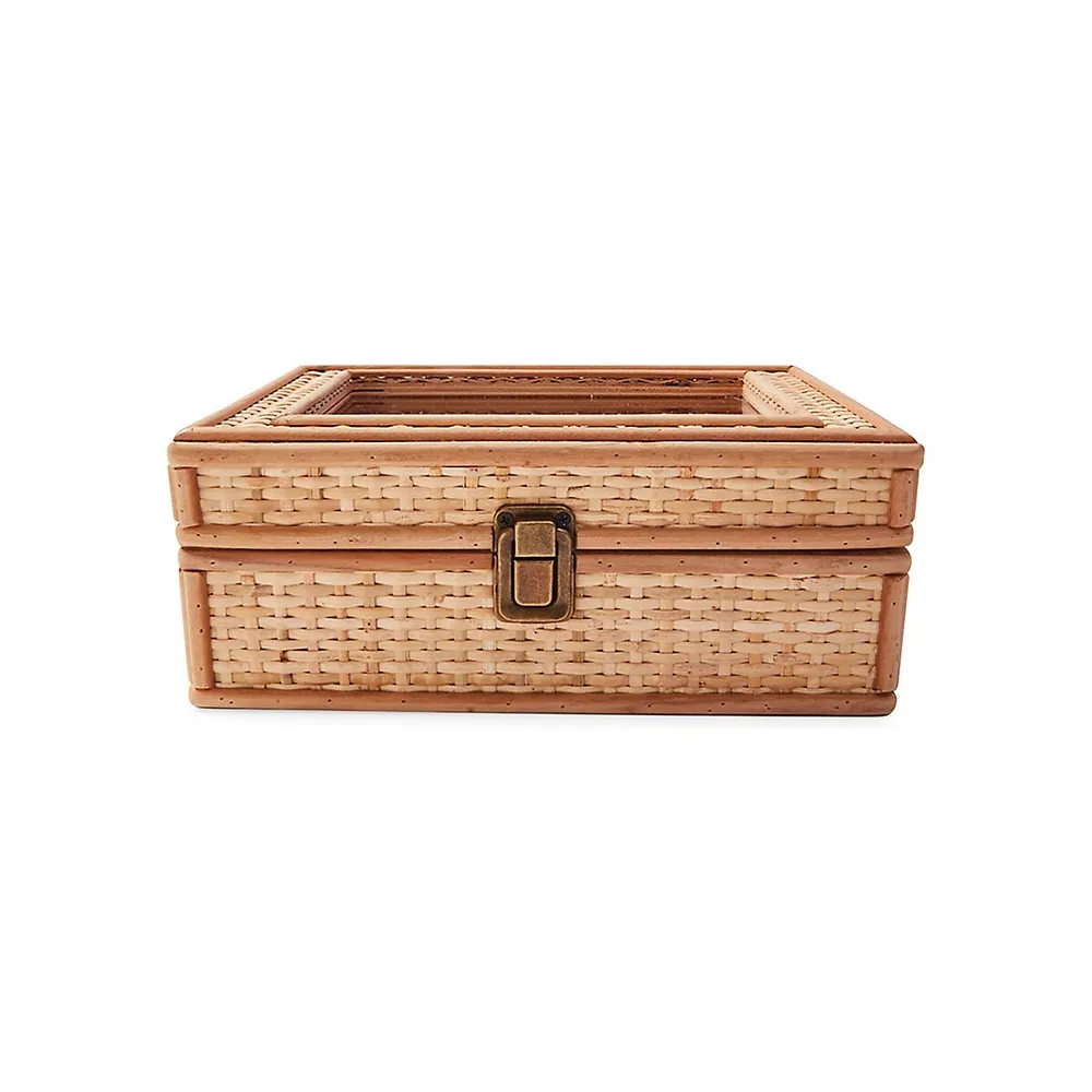 Rattan Jewellery Box