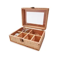 Rattan Jewellery Box