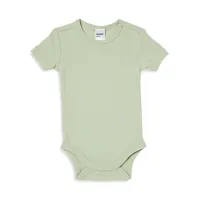 Baby's Short-Sleeve Ribbed Bodysuit