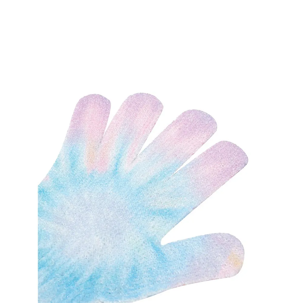 Tie-Dye Exfoliating Gloves