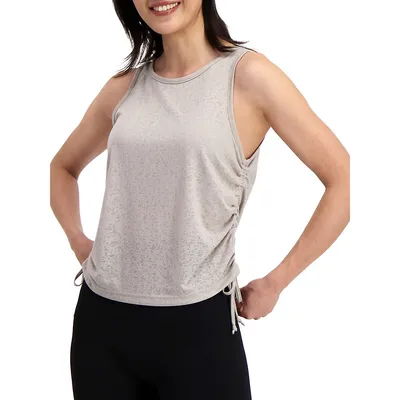 Ruched Side Tank Top