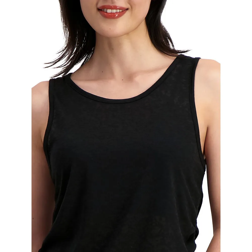 Ruched Side Tank Top