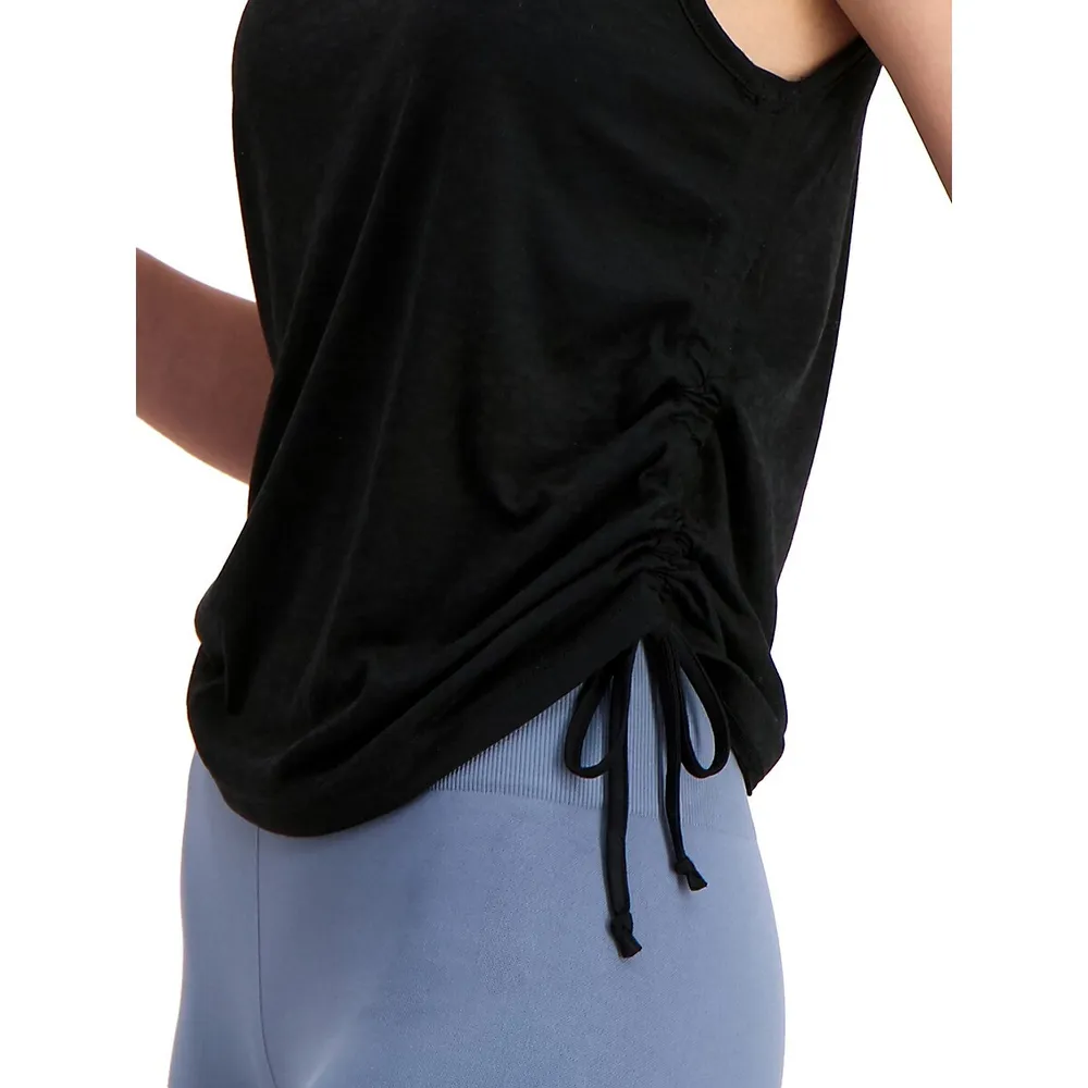 Ruched Side Tank Top