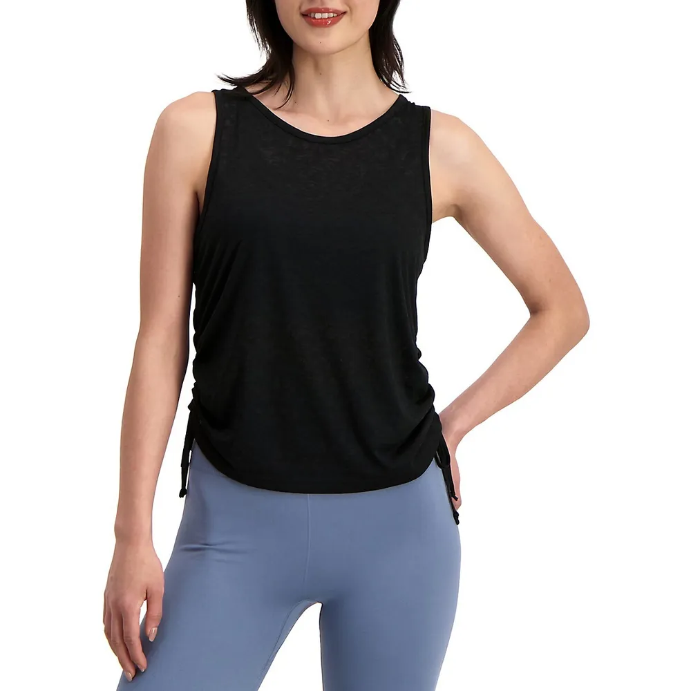 Ruched Side Tank Top