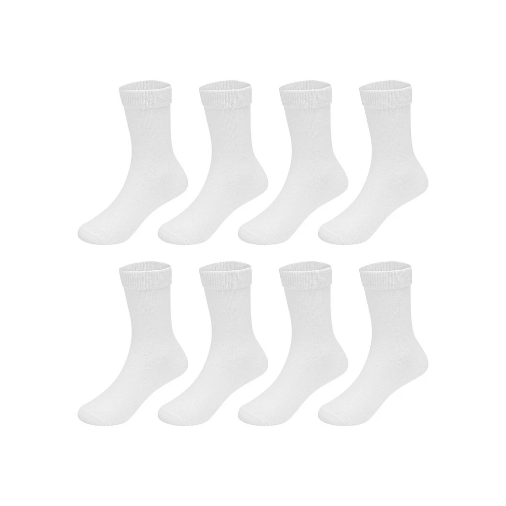 Kid's 8-Pair BTS School Crew Socks