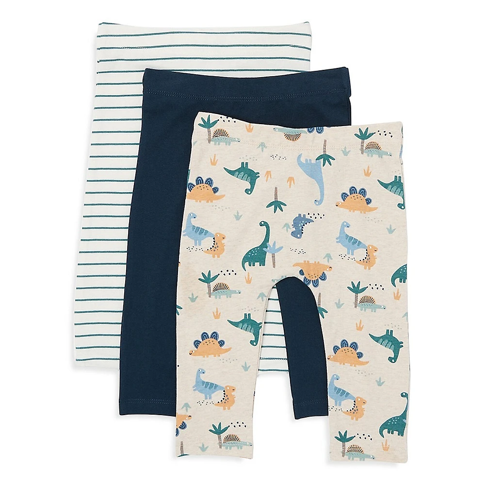 Baby Boy's 3-Pack Fashion Leggings