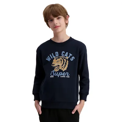 Boy's Wild Cats Super Graphic Sweatshirt