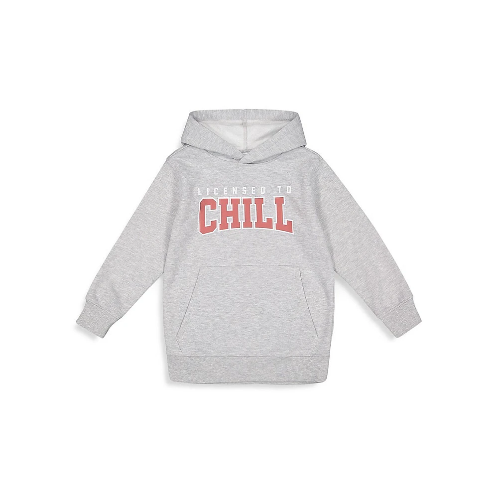 Boy's Printed Pullover Hoodie