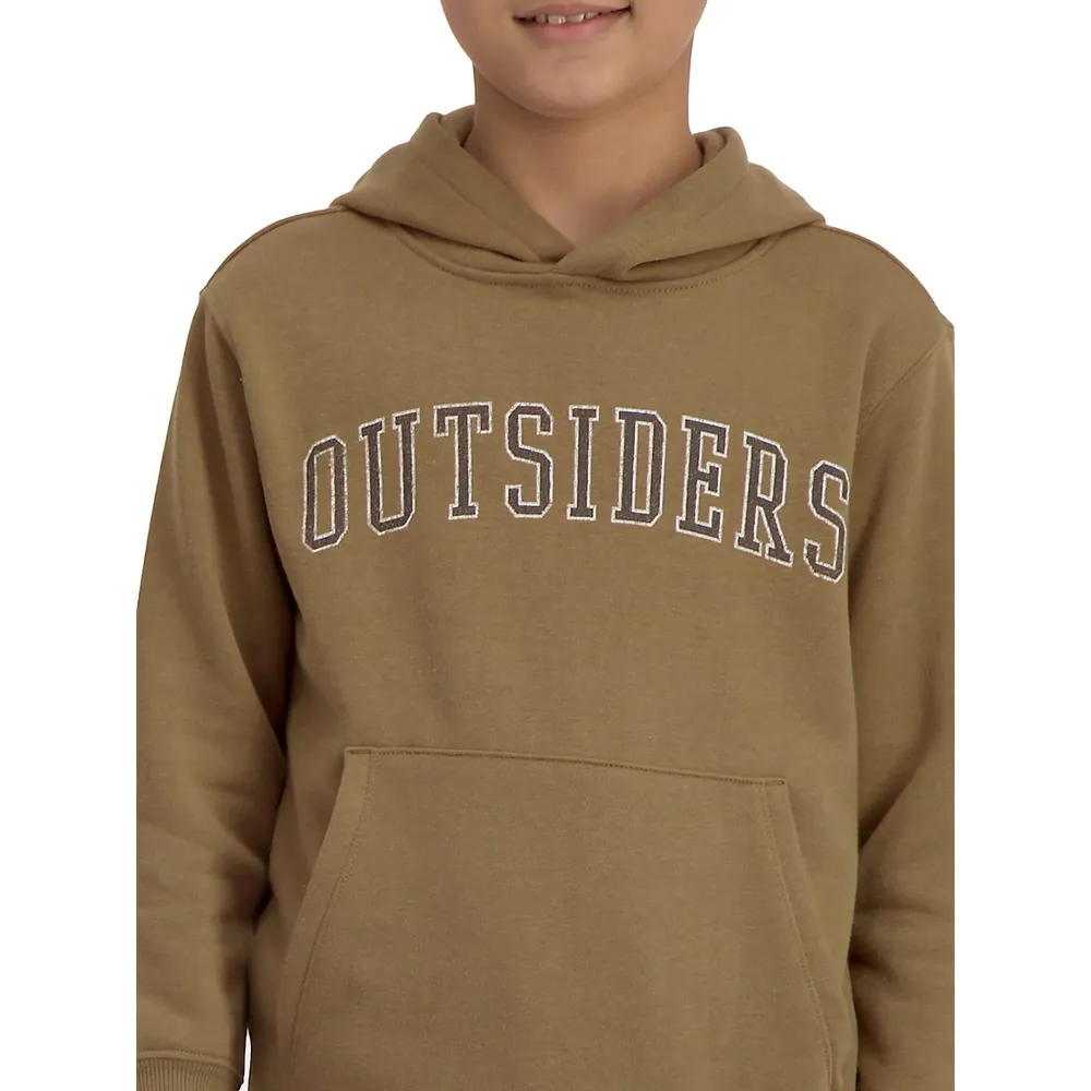 Boy's Printed Pullover Hoodie