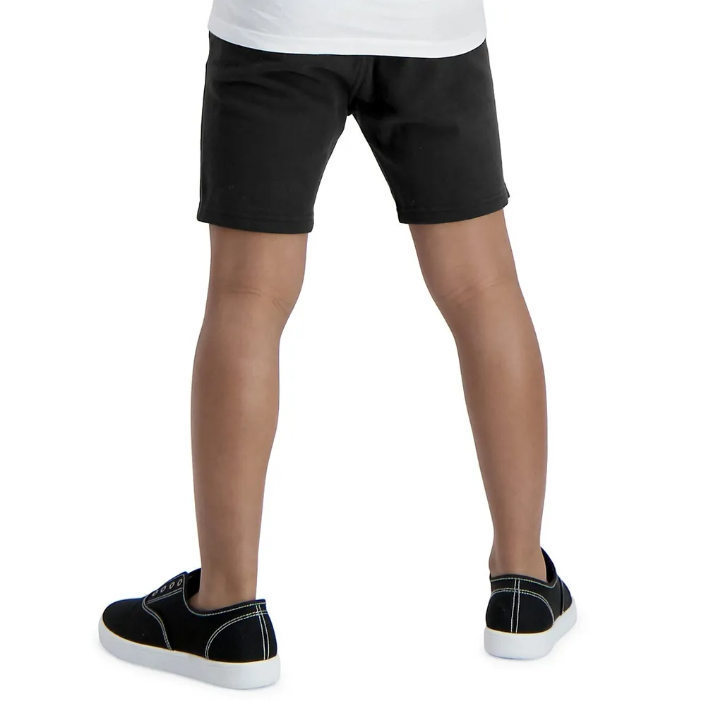 Boy's Printed Fleece Shorts