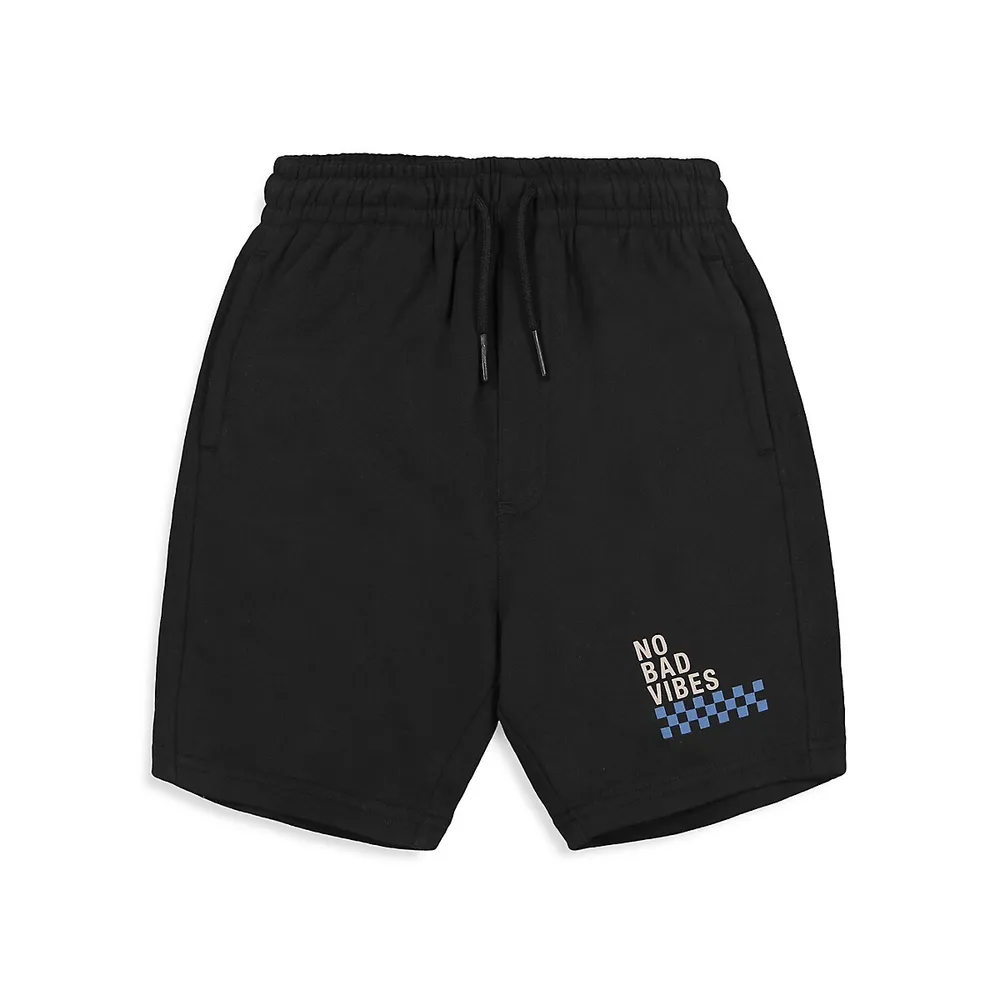 Boy's Printed Fleece Shorts