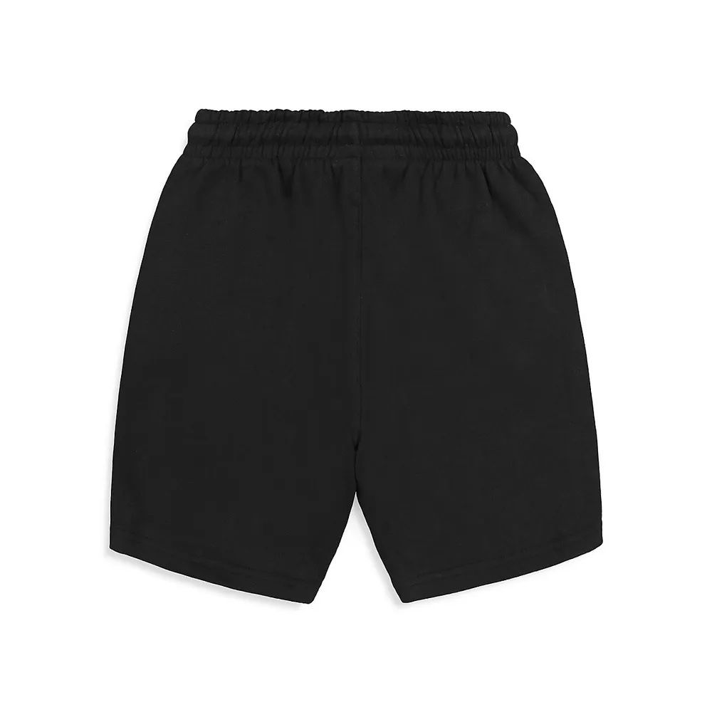 Boy's Printed Fleece Shorts