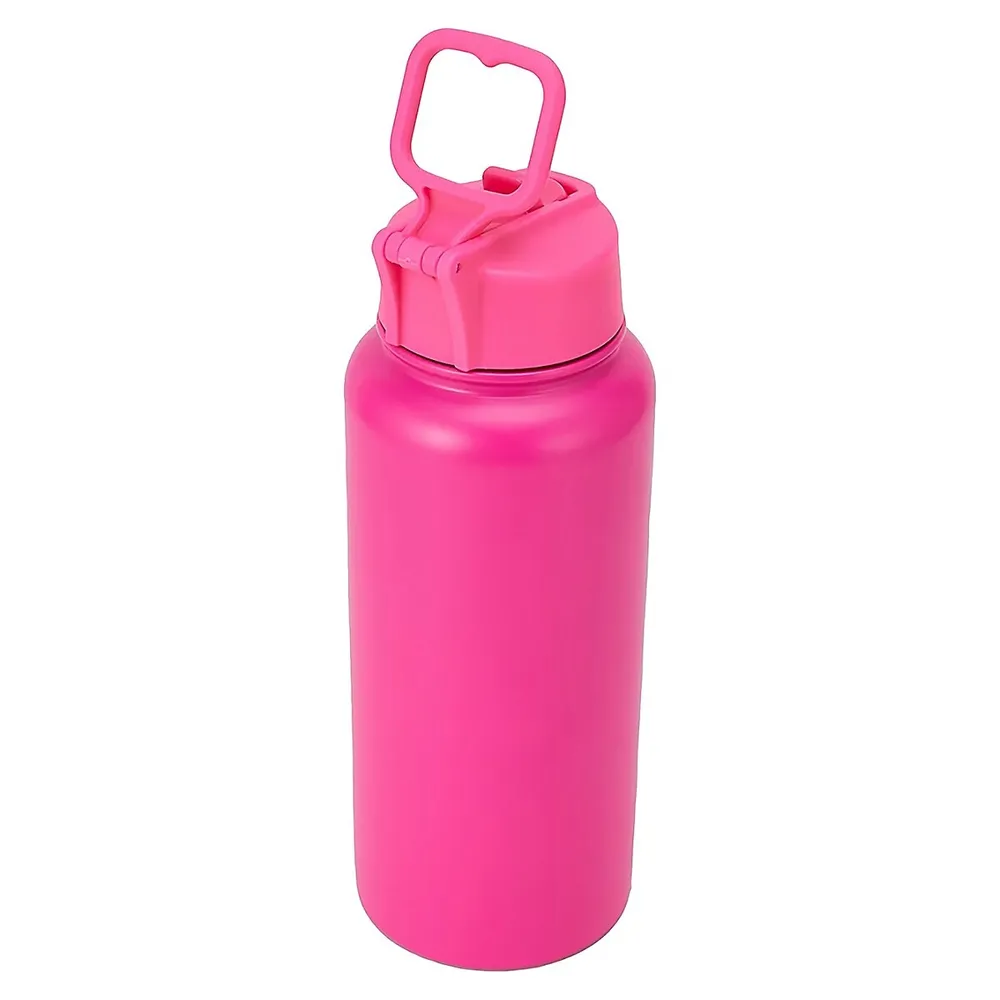 960ml Double Wall Insulated Cylinder Drink Bottle