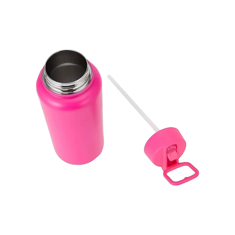 960ml Double Wall Insulated Cylinder Drink Bottle