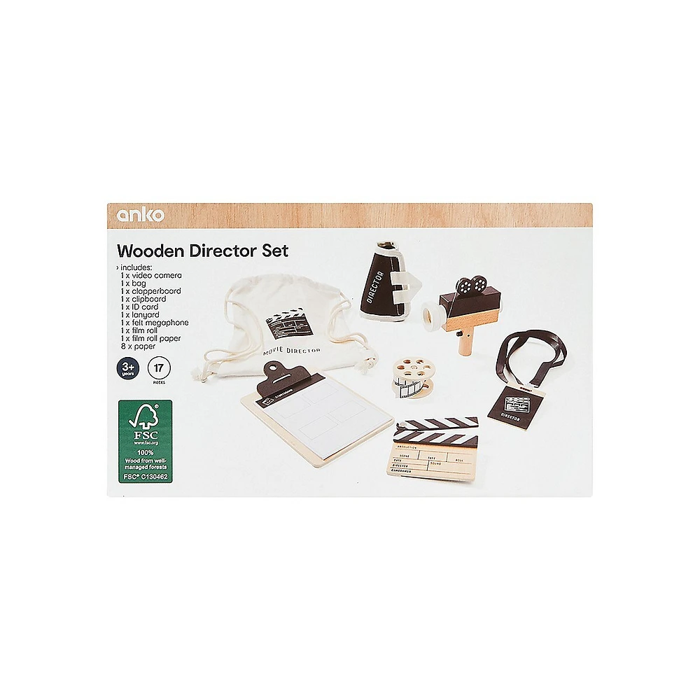 Wooden Director Set