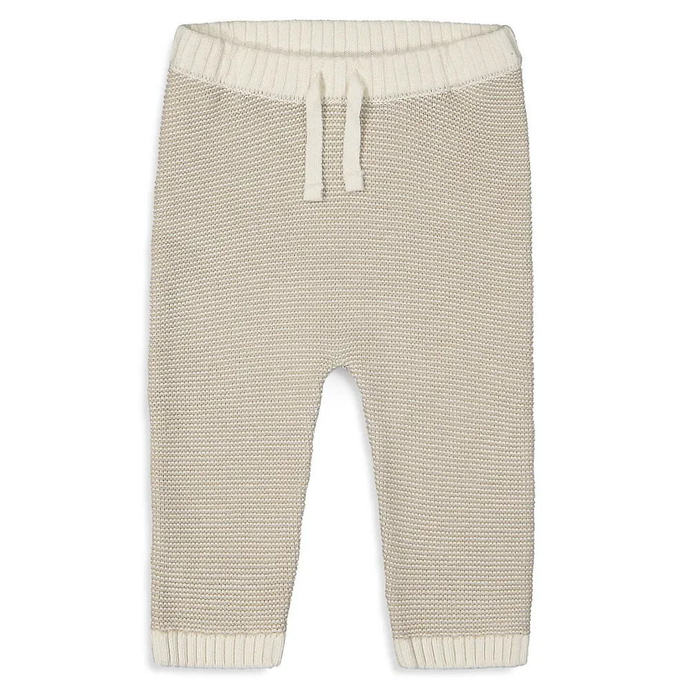 Baby's Ribbed Knit Pull-On Pants