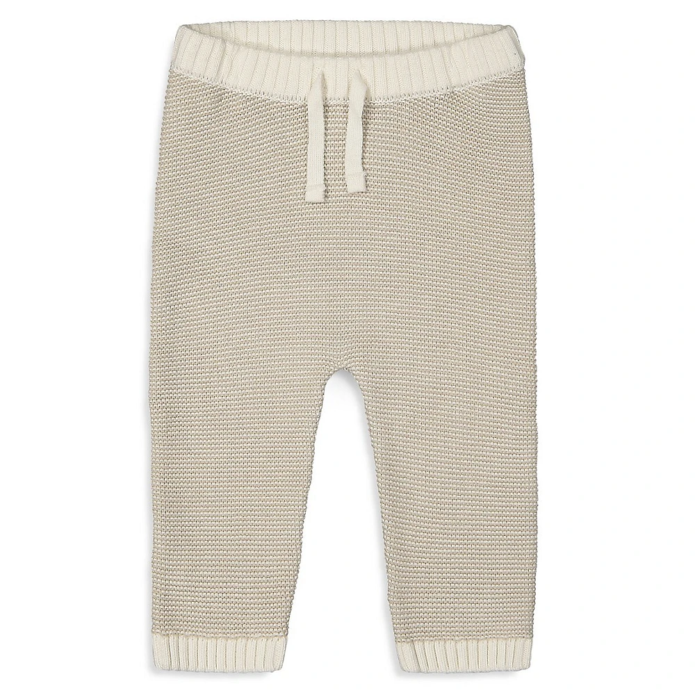 Baby's Ribbed Knit Pull-On Pants