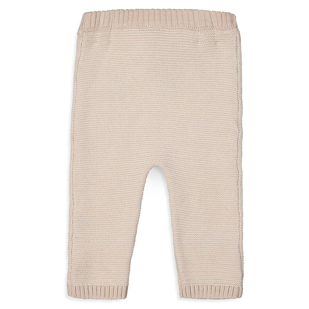 Baby Girl's Rib-Knit Pants