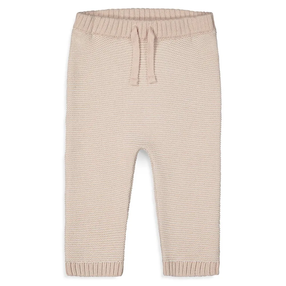 Baby Girl's Rib-Knit Pants