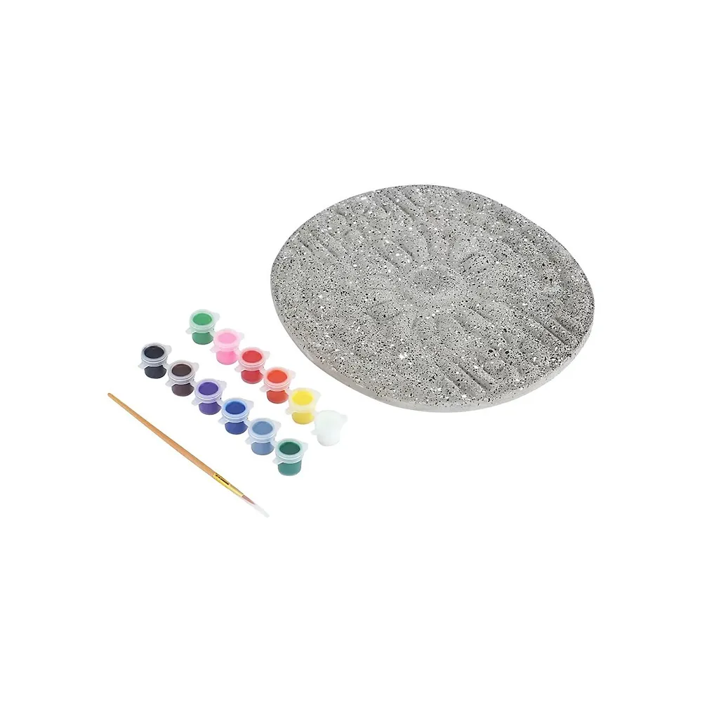 14-Piece Paint Your Own Stepping Stone Set