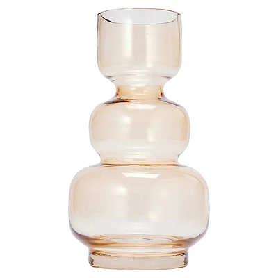 Amber Tiered Vase