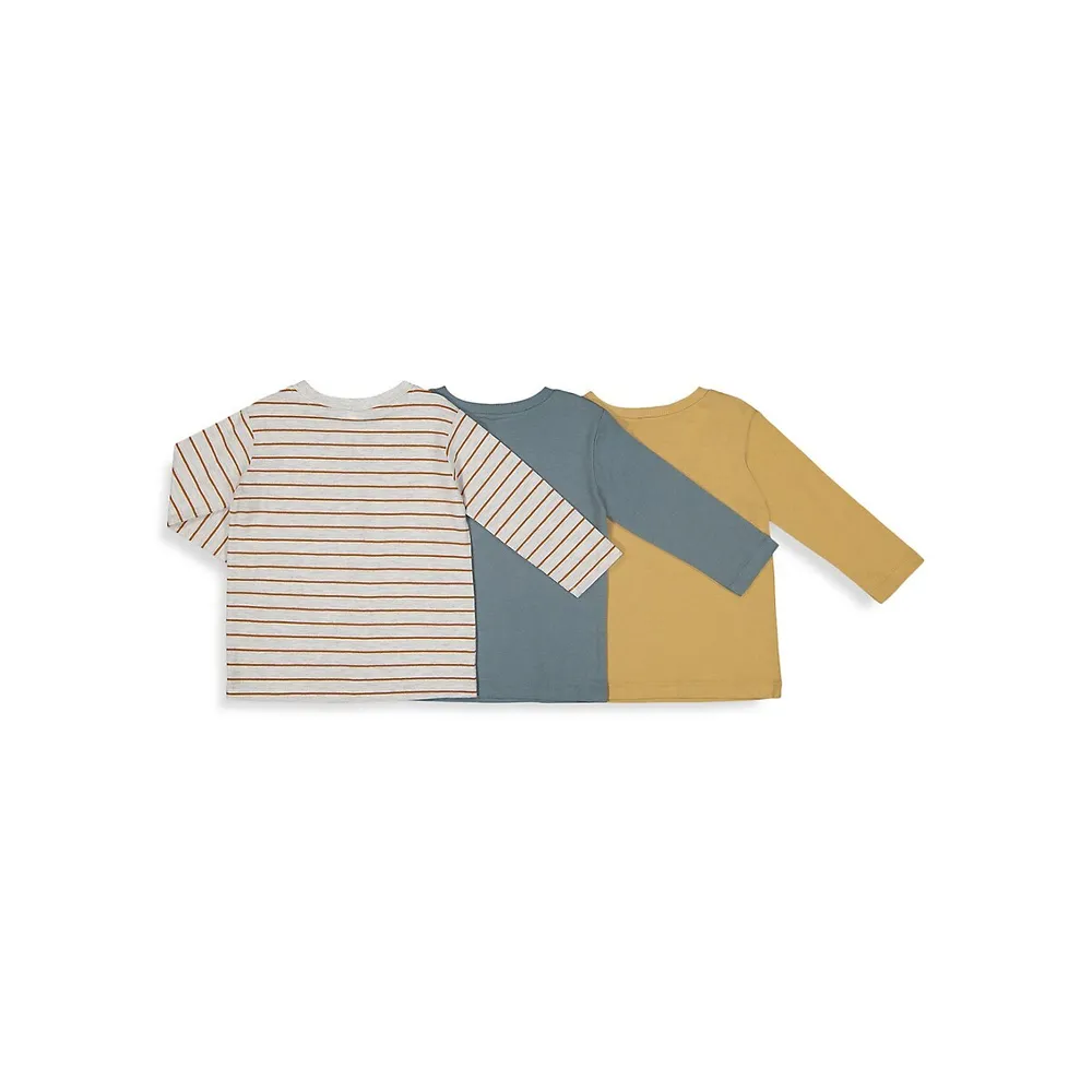 Baby Boy's 3-Pack Long-Sleeve T-Shirts