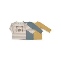 Baby Boy's 3-Pack Long-Sleeve T-Shirts