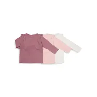 Baby Girl's 3-Piece Frilled Long-Sleeve T-Shirt Set