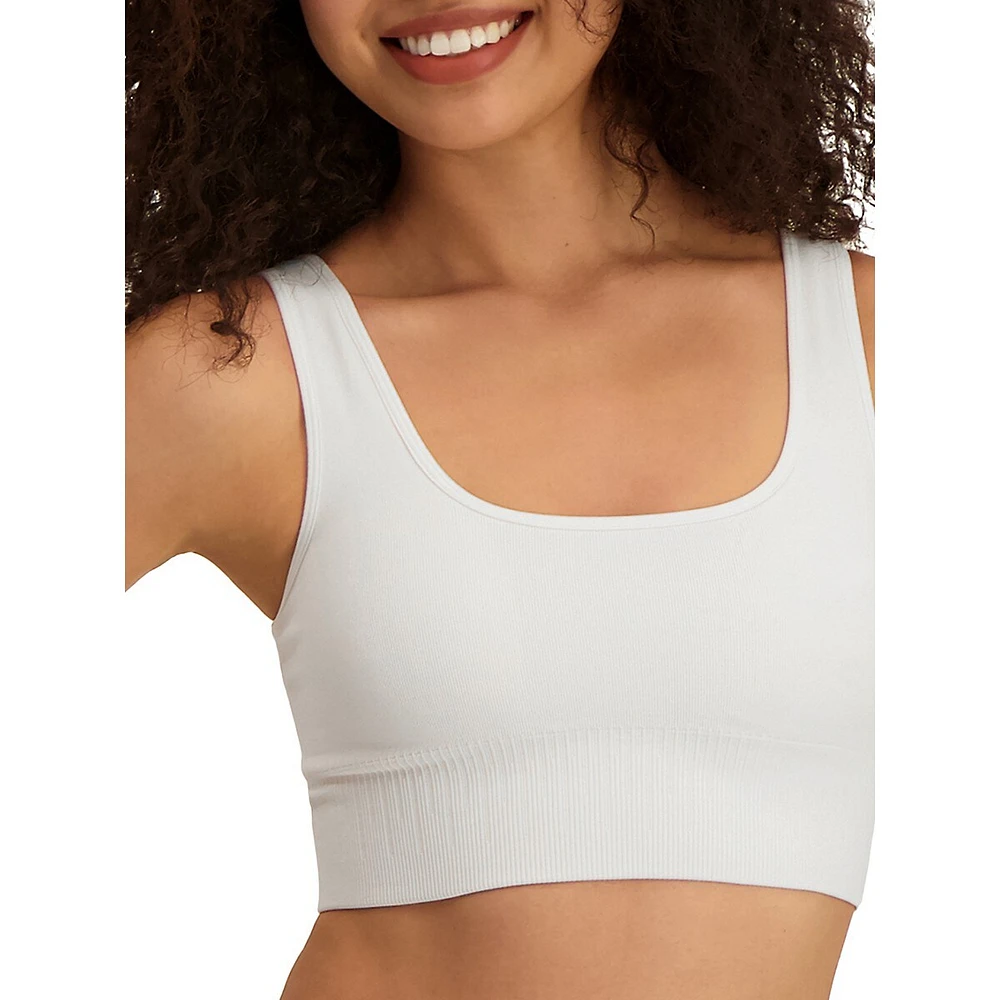 Seamfree Squareneck Crop Tank Top