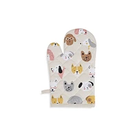 Dog Pattern Oven Mitt