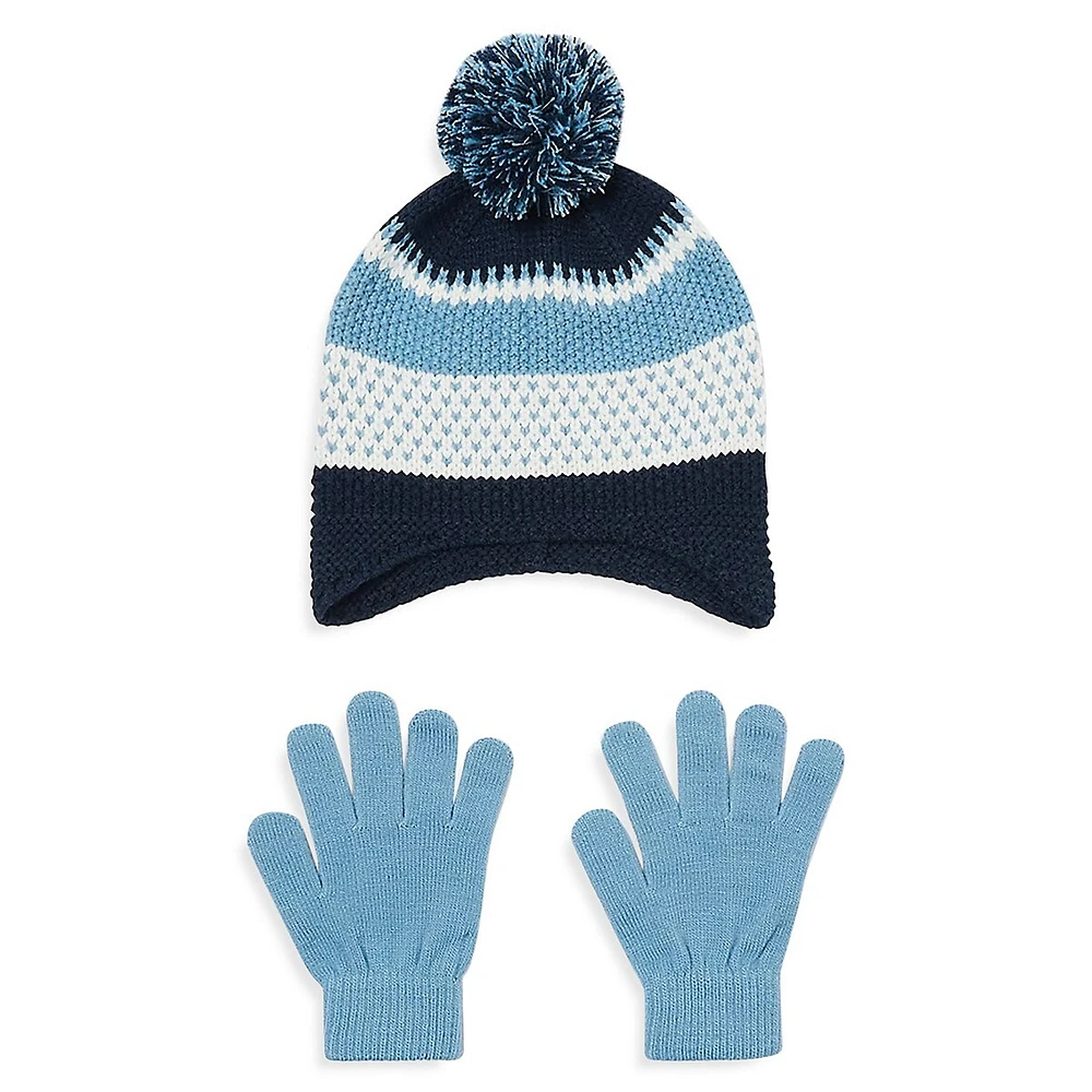 Kid's Toque & Gloves Set