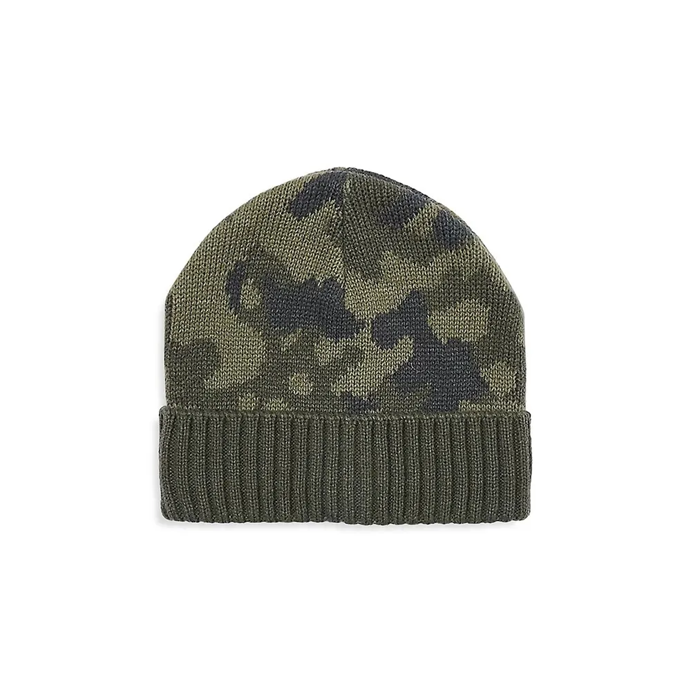 Kid's Camo Toque & Gloves Set