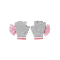 Kid's Unicorn Convertible Fingerless Gloves