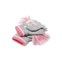 Kid's Unicorn Convertible Fingerless Gloves