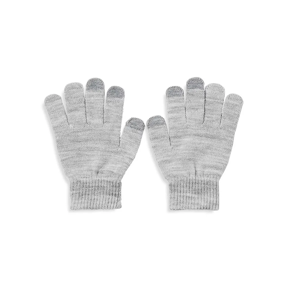 Kid's Touchscreen Knit Gloves