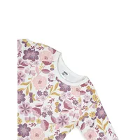 Baby Girl's Floral-Print Crewneck Sweatshirt