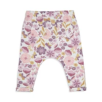 Baby Girl's Allover Print Track Pants