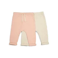 Baby Girl's 2-Pack Knit Joggers Set